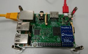 RasBee II mounted on Pi3 board